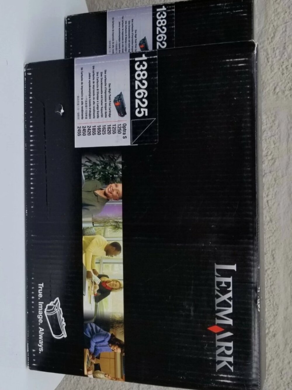 Lexmark 1382625 2 Pack Black Toner. New, Unopened And Genuine.